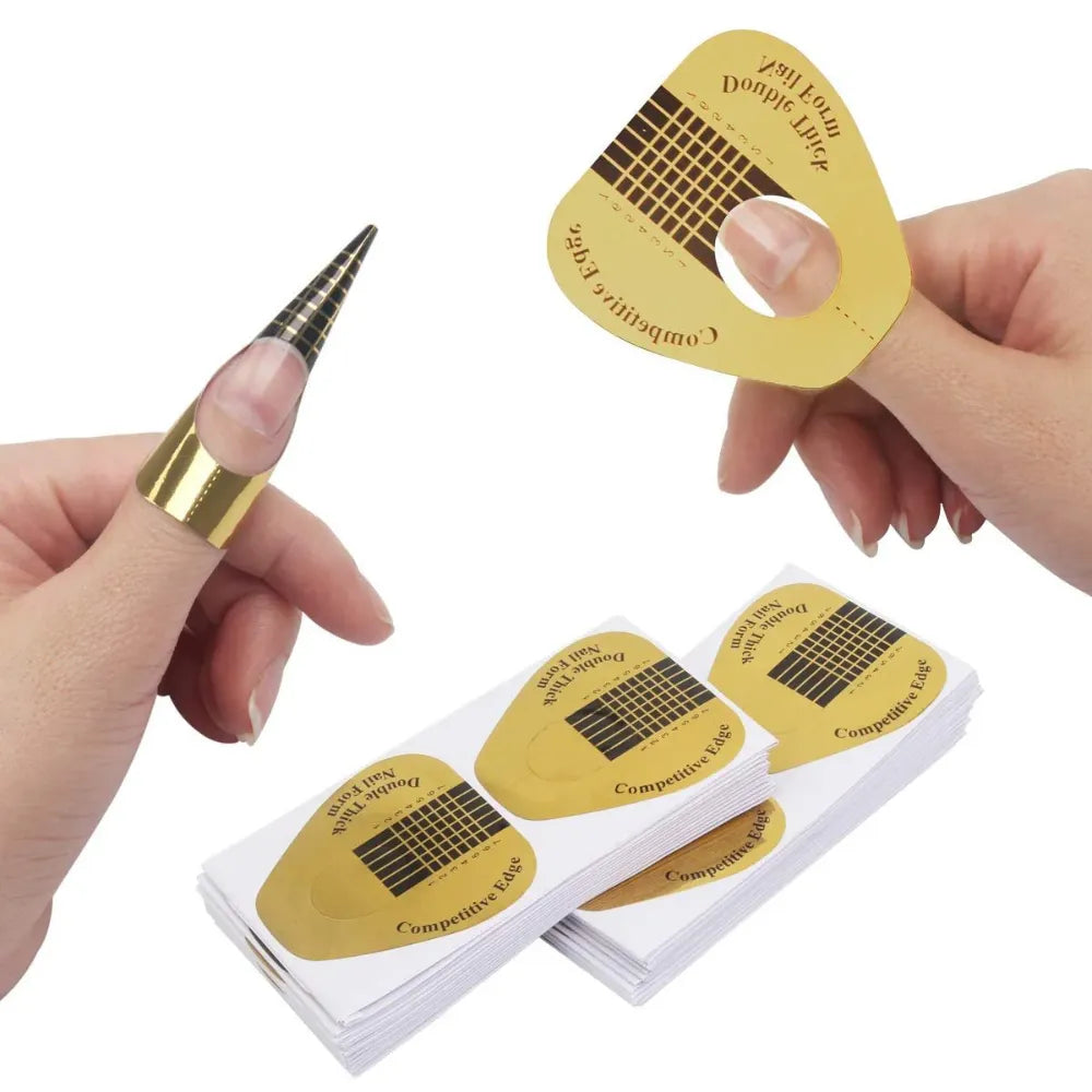 DL DOUBLE THICK NAIL FORMS | DL-C178