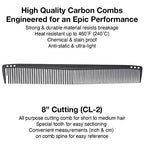 OLIVIA GARDEN 8.5" CUTTING COMB | 730-CL2