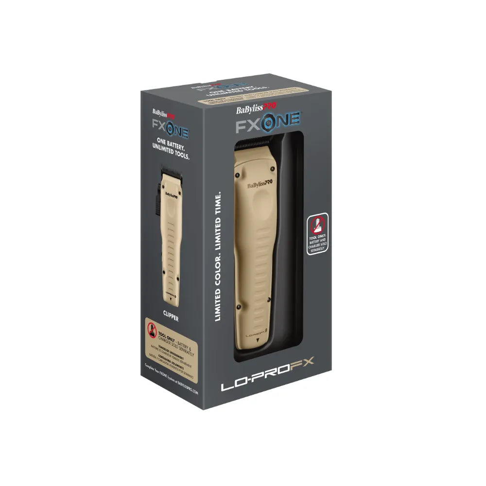 BabylissPRO FXONE LO-PRO Clipper | Sand | FX829SDLT