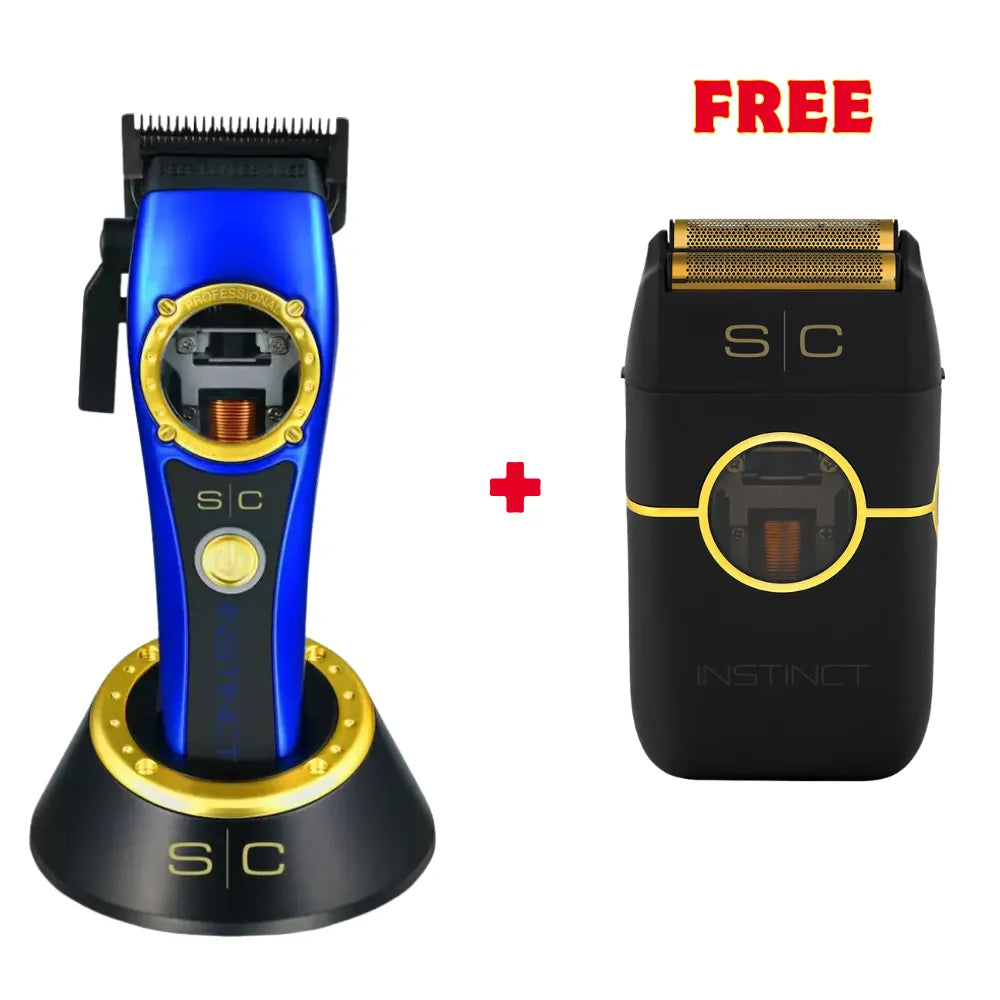 STYLECRAFT INSTINCT CLIPPER | SC607M + FREE INSTINCT METAL SHAVER | SC807B