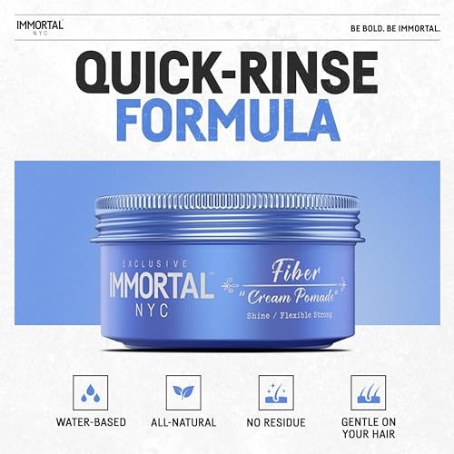 Immortal Fiber Wax Cream Pomade 5 oz.