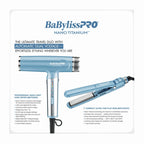 BABYLISS NANO TITANIUM LIMITED EDITION NANO LIGHT DRYER & 1" ULTRA-THIN FLAT IRON | BNTPP79