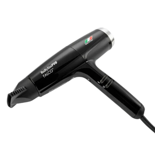 BABYLISSPRO NANO TITANIUM PROFESSIONAL ITALIAN HIGH-SPEED FALCO DRYER | BLACK | BNT8550B