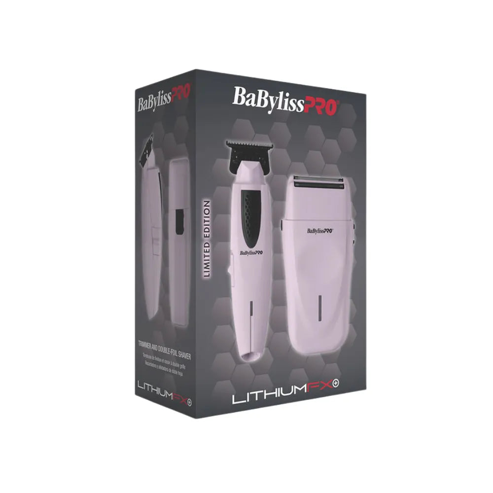 BABYLISSPRO LIMITED EDITION LITHIUMFX+ TRIMMER & DOUBLE-FOIL SHAVER | FX73FSTPKMP
