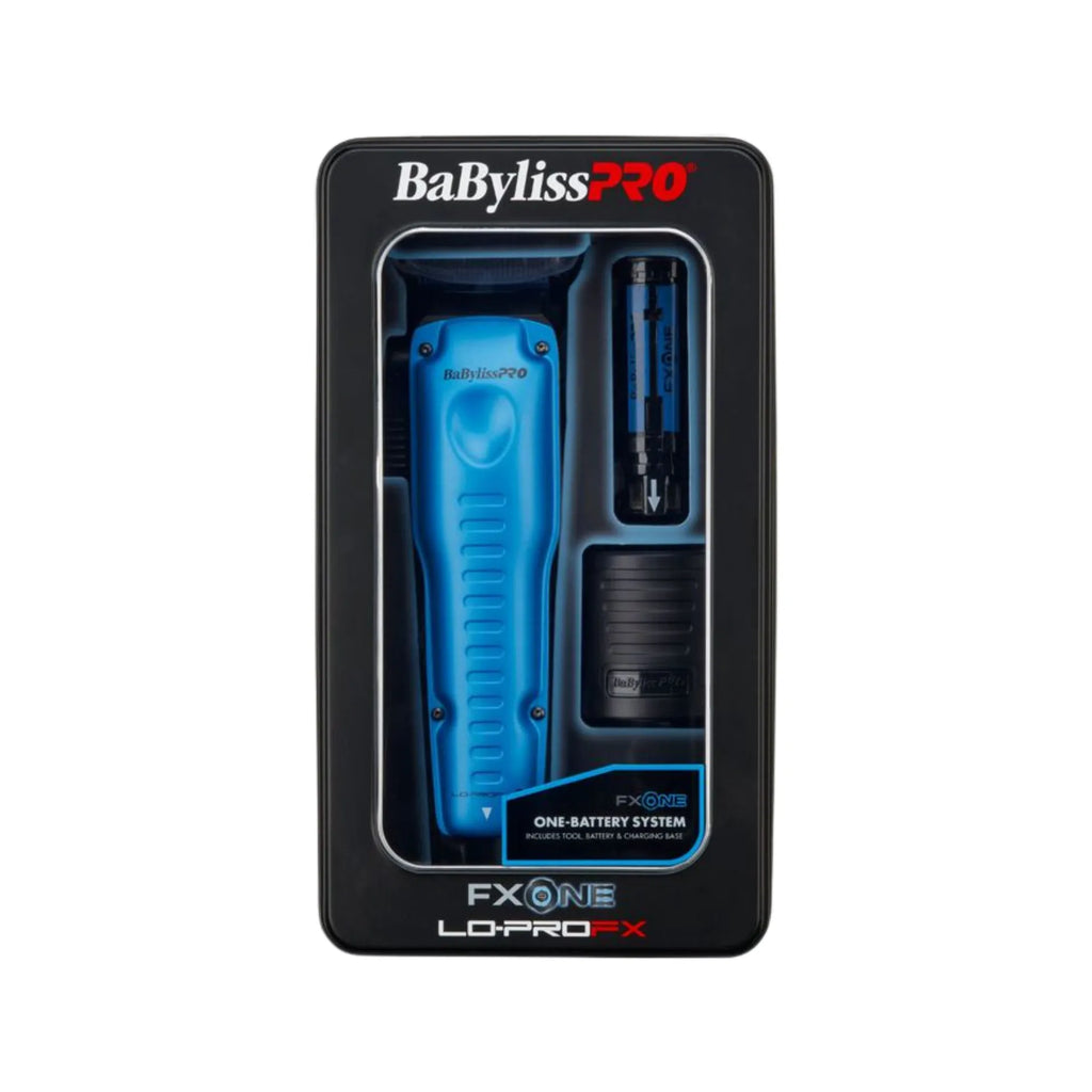 BaBylissPRO FXONE Lo-ProFX Limited Edition Black & Blue Clipper | FX829BL