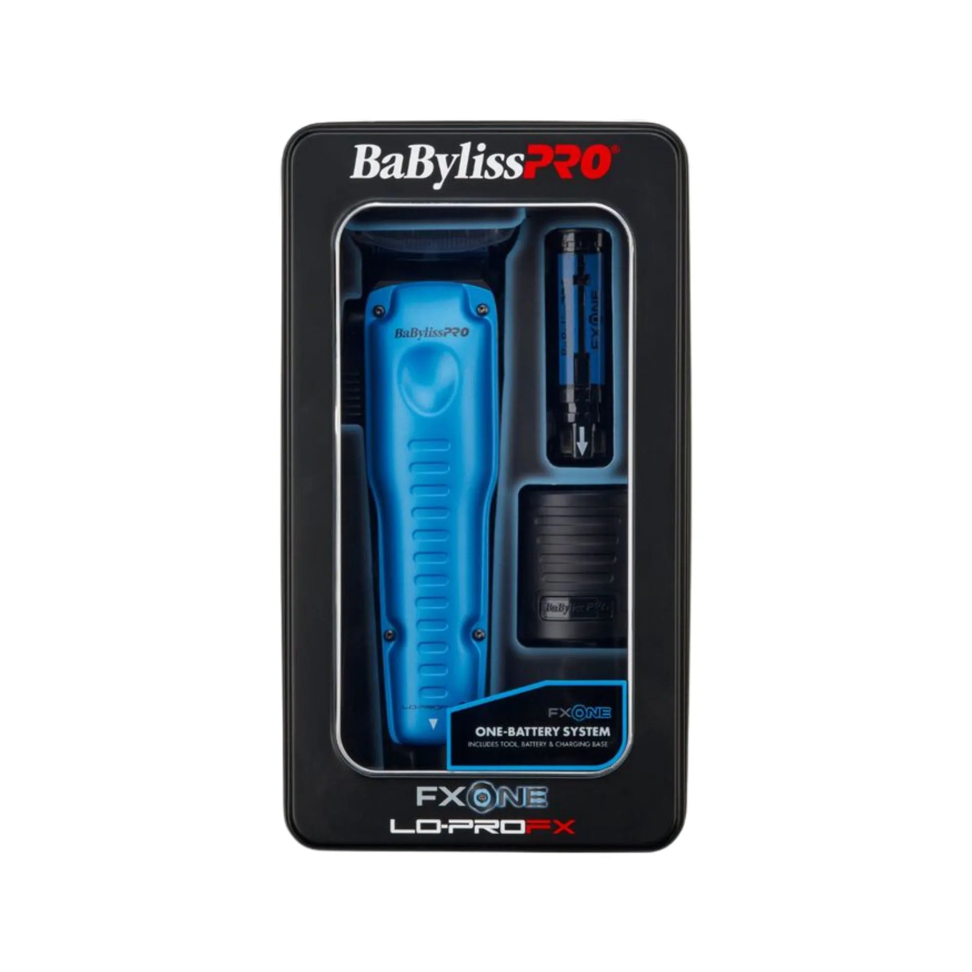 BaBylissPRO FXONE Lo-ProFX Limited Edition Black & Blue Clipper | FX829BL