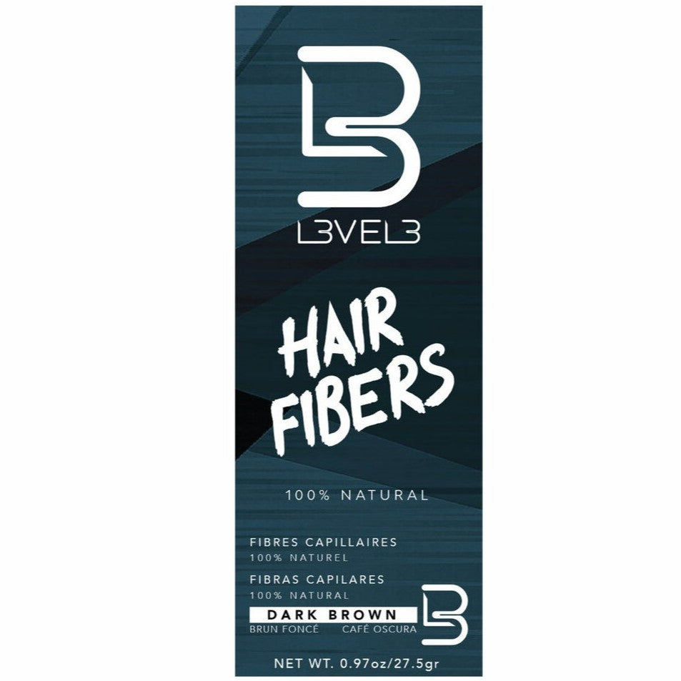 LEVEL3 Hair Fibers Dark Brown 0.97 oz.