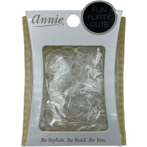 Annie Elastic Band Clear | 250pc | 8552