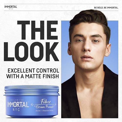 Immortal Fiber Wax Cream Pomade 5 oz.