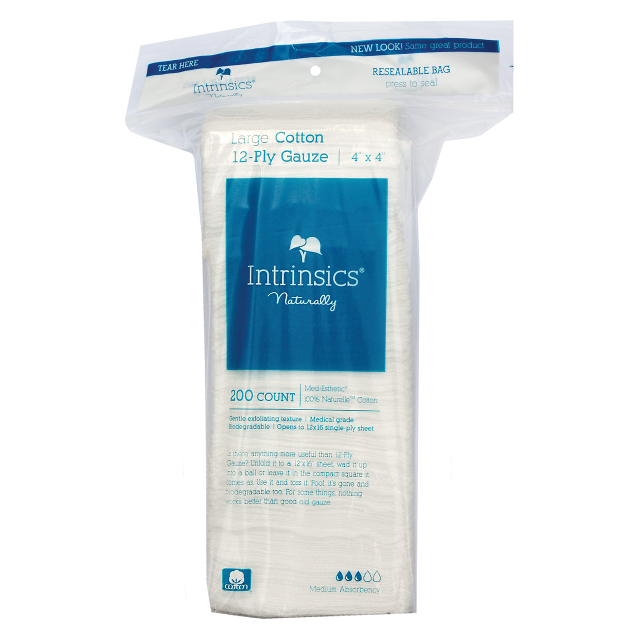 INTRINSICS COTTON 12-PLY G 4X4 | 401423