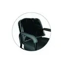 BETTY DAIN BLACK ROUND CHAIR BACK COVER | 197
