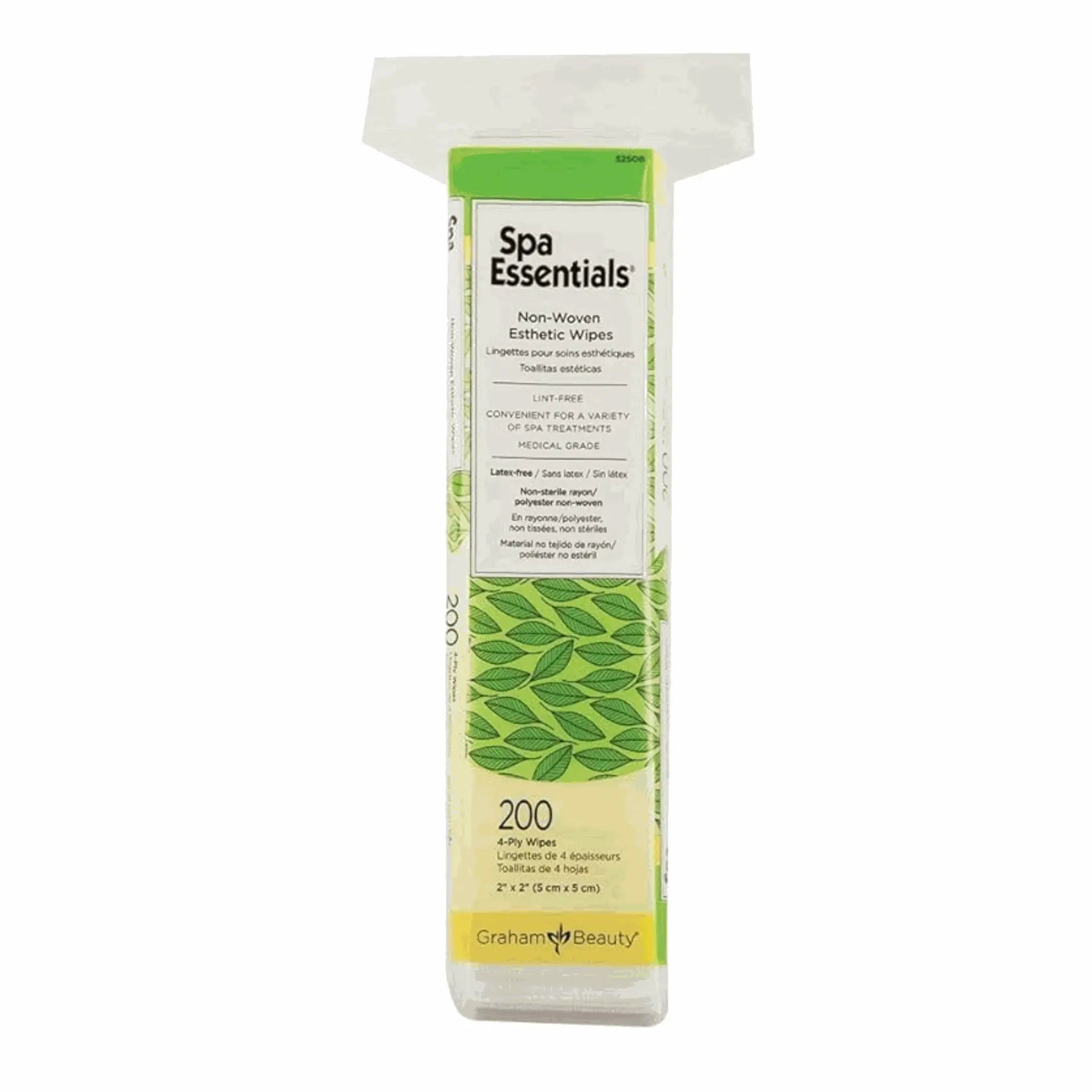 Graham Spa Essentials 2 x 2 Esthetic Wipes 200 Ct | 52508