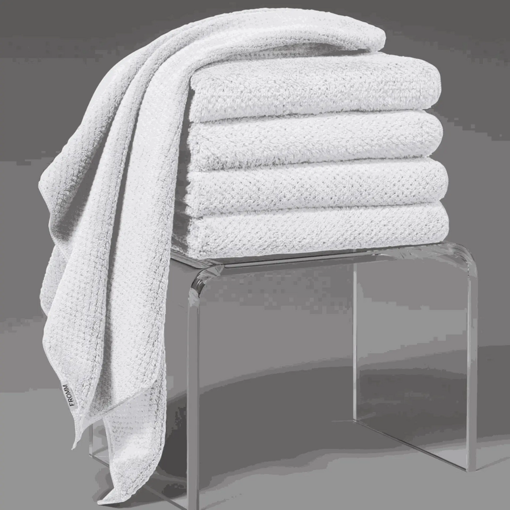 FROMM SOFTEES PLUSH MICROFIBER BLEACHPROOF TOWELS | 6 PACK | 20"X34"