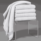 FROMM SOFTEES PLUSH MICROFIBER BLEACHPROOF TOWELS | 6 PACK | 20"X34"