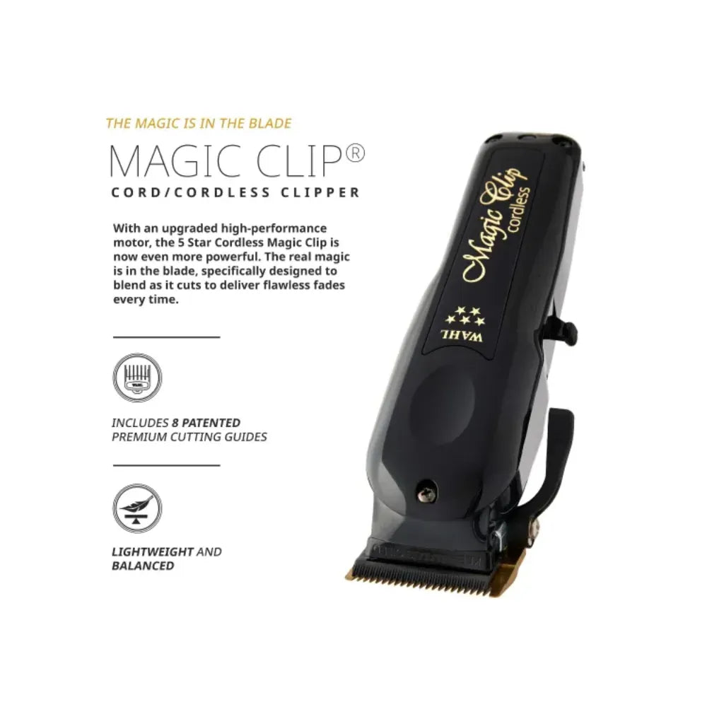Wahl 5-Star Magic Clip Cordless Black | 3026432