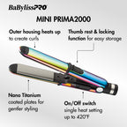 BABYLISSPRO NANO TITANIUM IRIDESCENT PRIMA STYLING IRON SET | BNTPK1RB