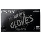 LEVEL3 Nitrile Gloves Liquid Metal