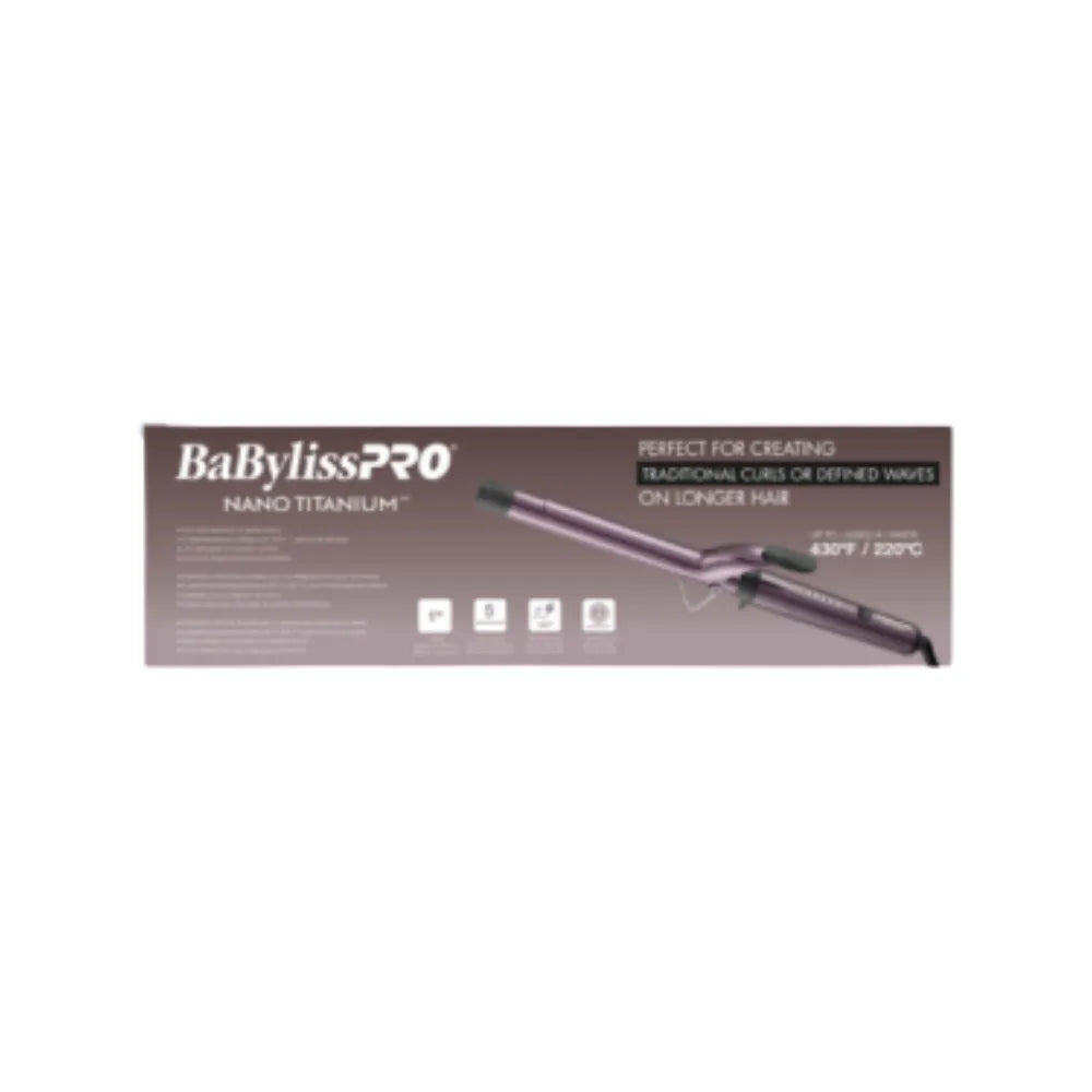 BaBylissPRO Nano Titanium Collection 1" Extended-Barrel Curling Iron | Limited Edition Nightfall | BNTWP100XLUC