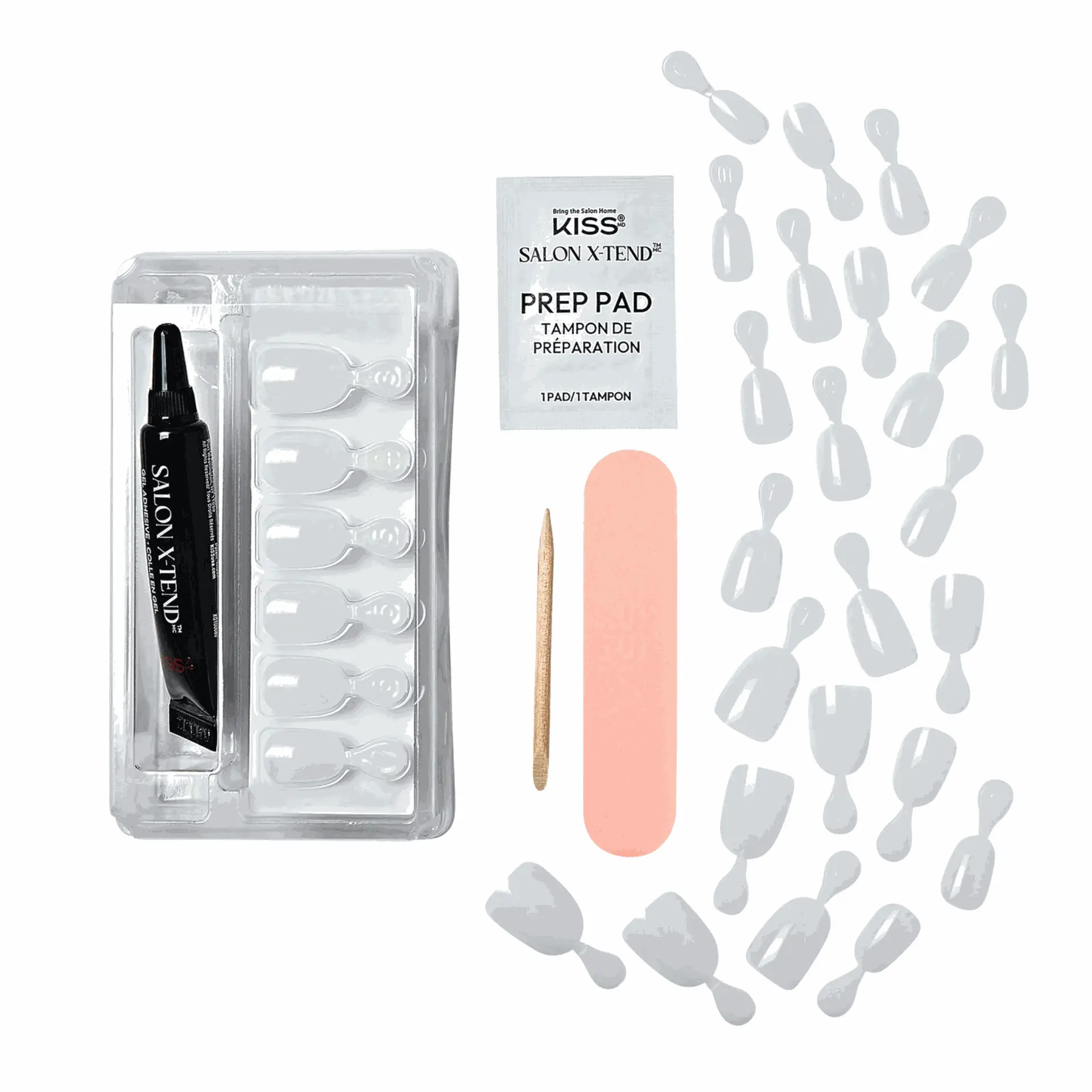 KISS SALON LED SOFT GEL NAIL KIT- KEEP IT