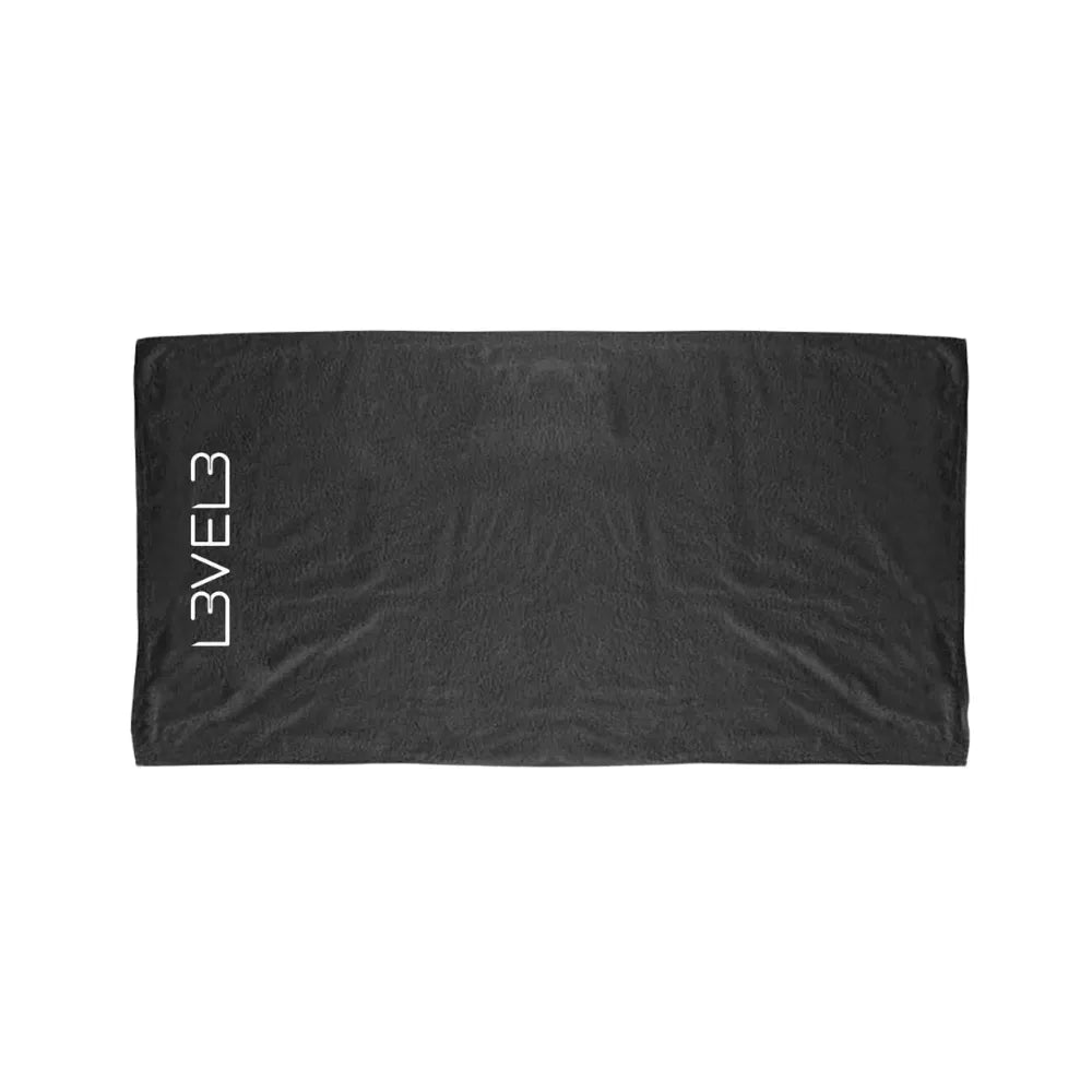 L3VEL3 PREMIUM SHAVING TOWEL - BLACK | TW002