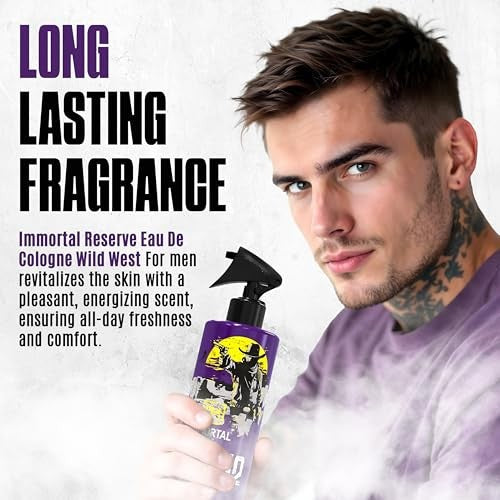 Immortal NYC Reserve 12 Wild West, AfterShave Spray Premier Men's Cologne, 17 Oz