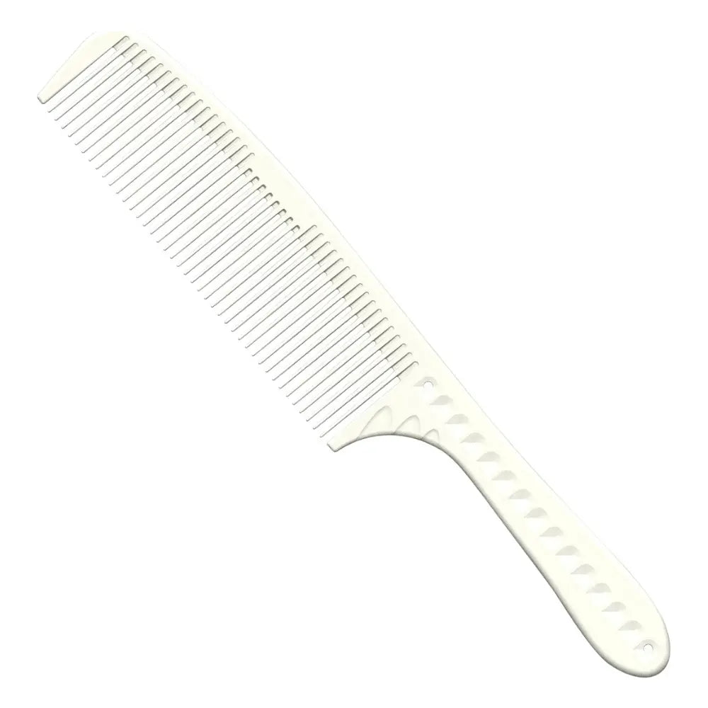 JRL J201 Barbering comb 7.6" Hair clipper comb White