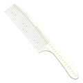 JRL J201 Barbering comb 7.6" Hair clipper comb White