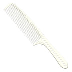 JRL J201 Barbering comb 7.6" Hair clipper comb White