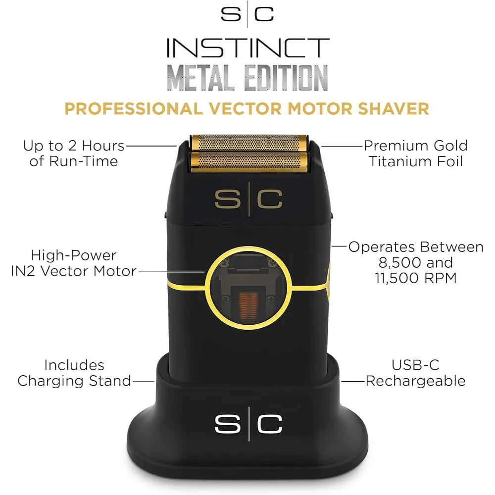 STYLECRAFT INSTINCT CLIPPER | SC607M + FREE INSTINCT METAL SHAVER | SC807B