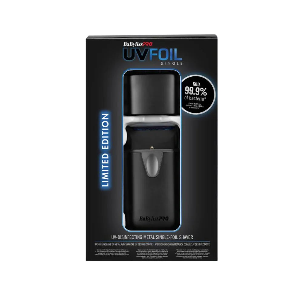 BaBylissPRO UVFoil Single Shaver Black | FXLFS1MB