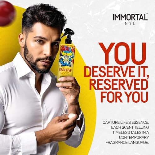 Immortal NYC Reserve Samurai Spirit  Premier After Shave for Men  17 Oz- Moisturizing & Refreshing- Spicy Floral Scent  Men's Cologne