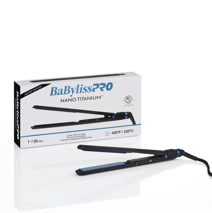 BABYLISSPRO LIMITED EDITION NANO FLAT IRON 1" BLACK | BNTMB4072TUC