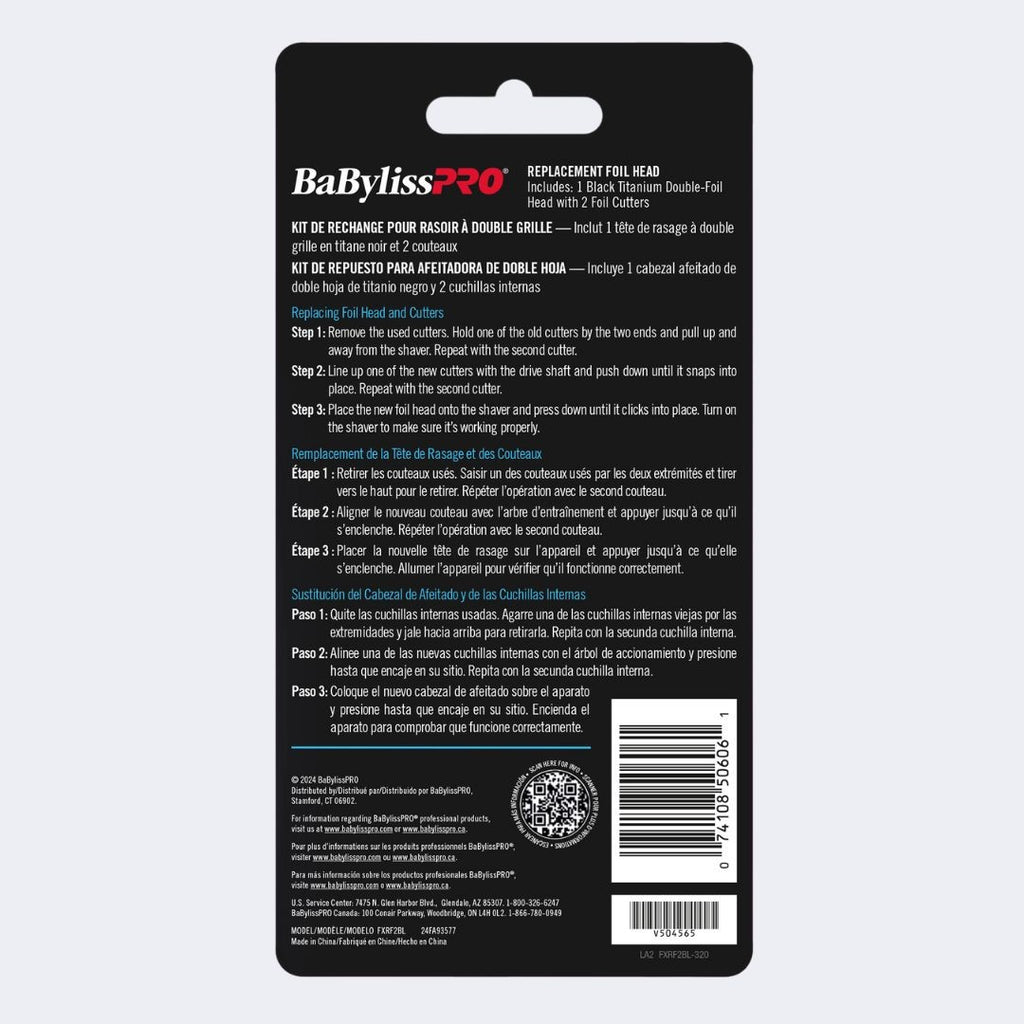 BABYLISS REPLACEMENT DOUBLE-FOIL | FXRF2BL