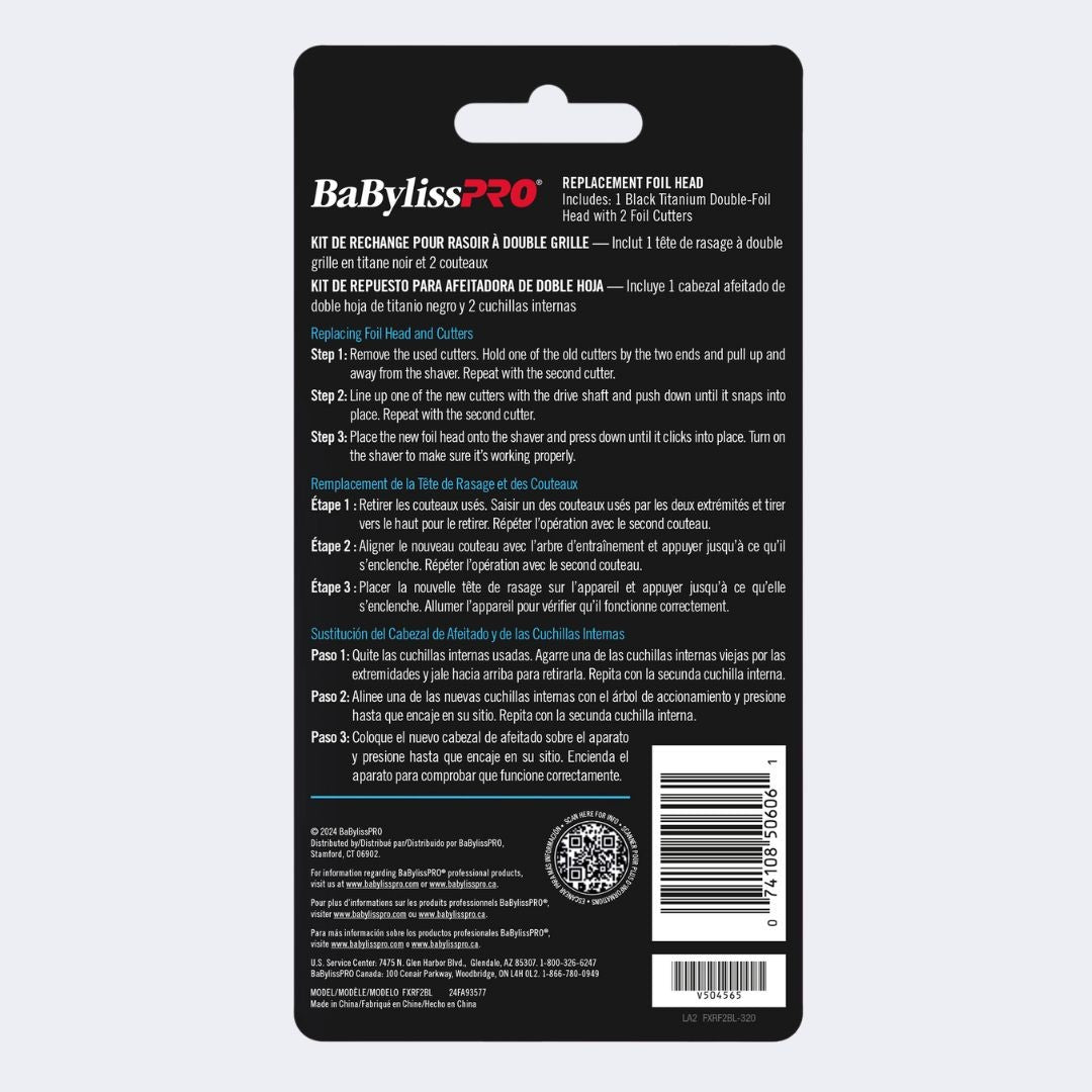 BABYLISS REPLACEMENT DOUBLE-FOIL | FXRF2BL