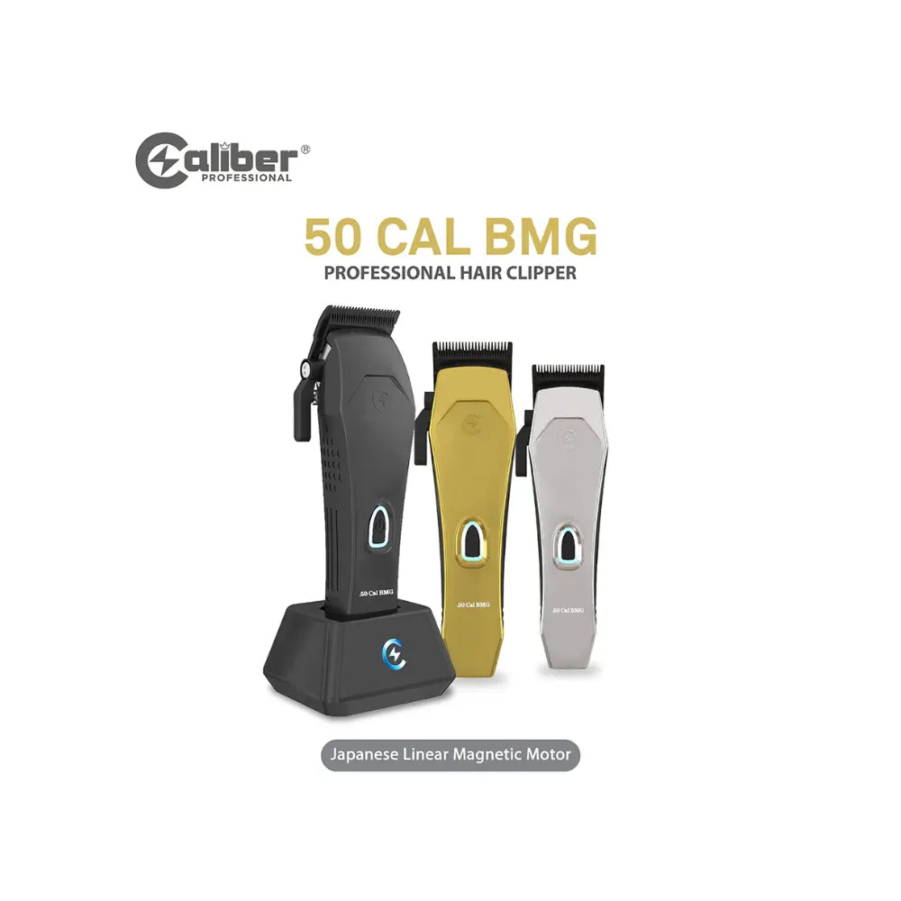 CALIBER .50 CAL BMG CORDLESS MAGNETIC MOTOR CLIPPER, 3 COLOR LID