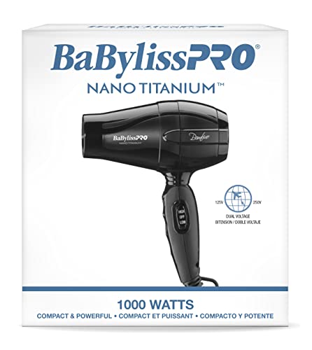 BABYLISSPRO NANO TITANIUM BAMBINO COMPACT DRYER | BNT5510UC