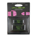 STYLECRAFT CLIPPER & TRIMMER GRIPS - BLACK/GREEN | SC316B