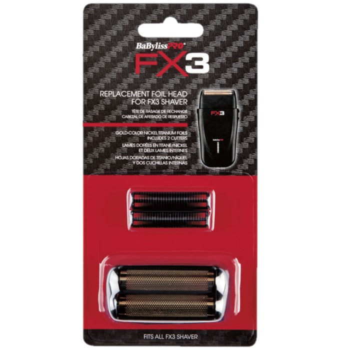 BaBylissPRO FX3 Foil &amp; Cutter Black | FXX3RFB