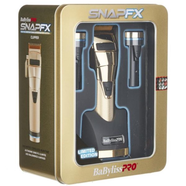 BaBylissPRO SNAPFX Gold Limited Edition Cordless Clipper | FX890GI