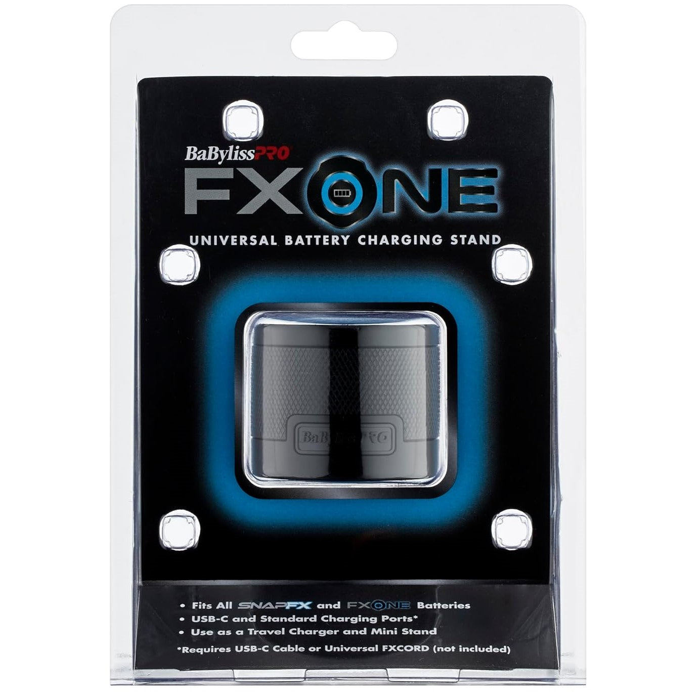 BaBylissPRO FXONE Charging Stand Black | FXTRAVB