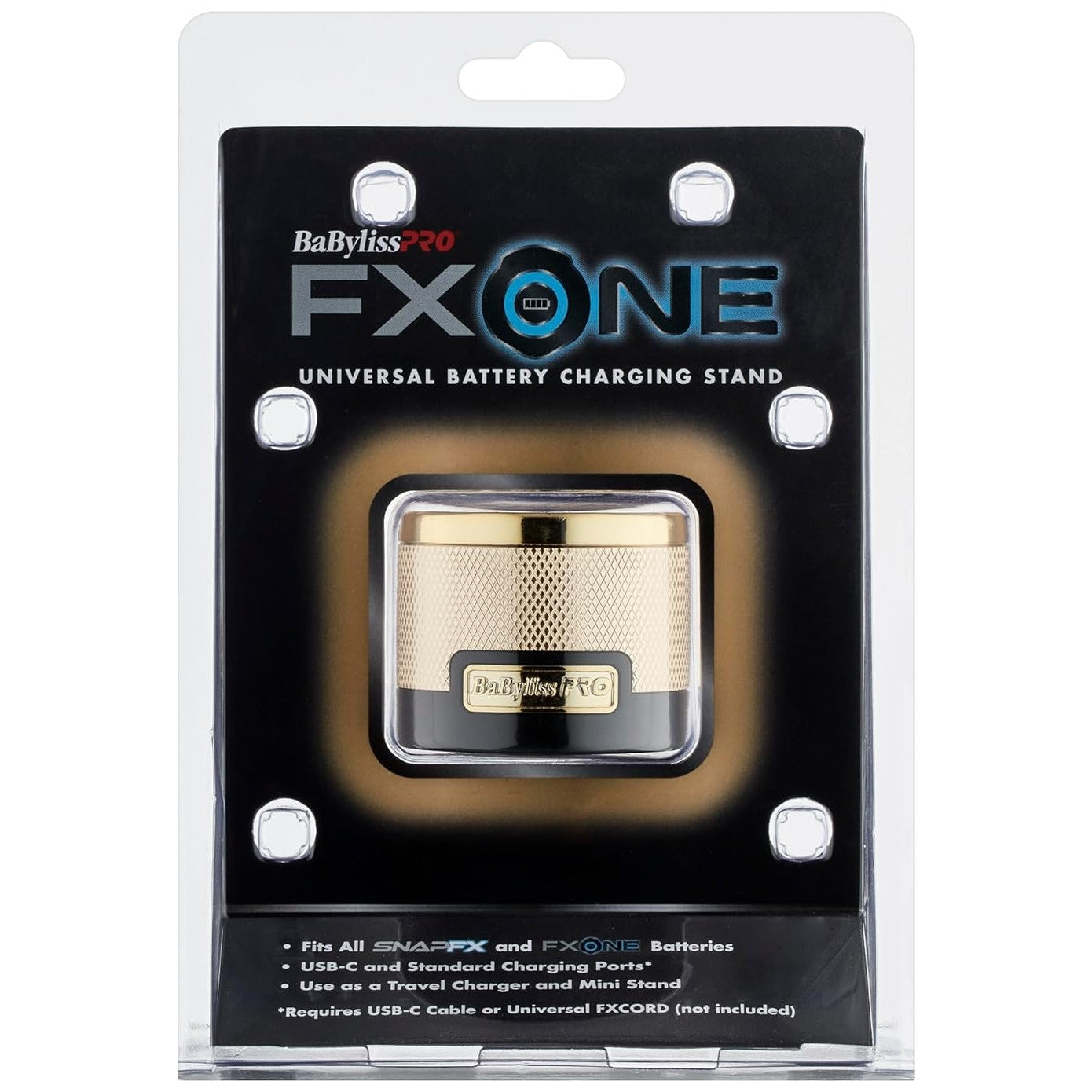 BaBylissPRO FXONE Charging Stand Gold | FXTRAVG