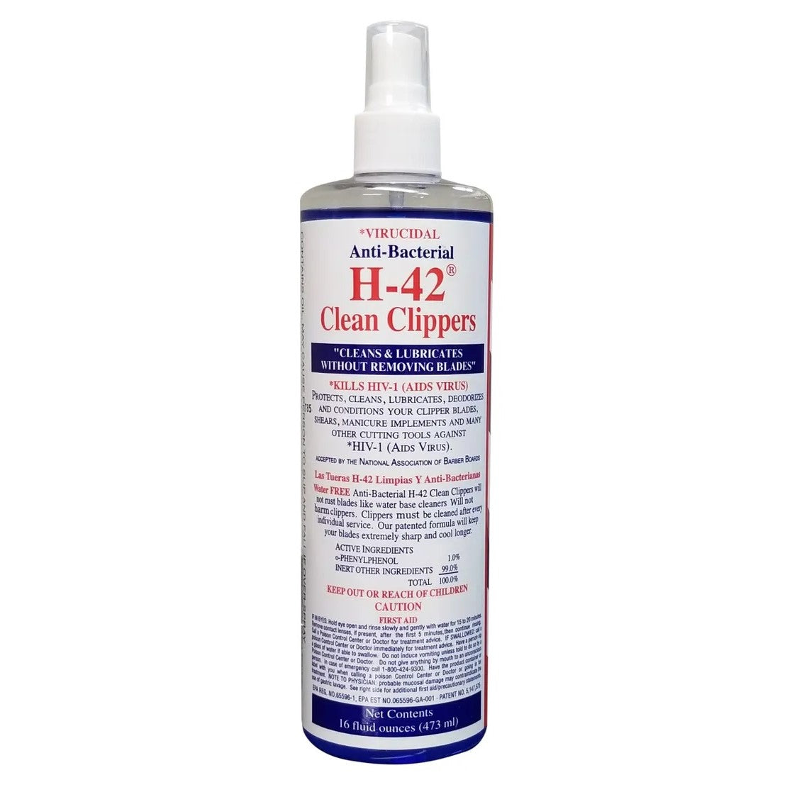 H-42 Antibacterial Spray 16 oz.