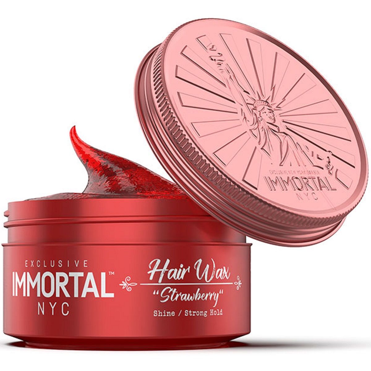 IMMORTAL HAIR WAX STRAWBERRY 5 OZ.
