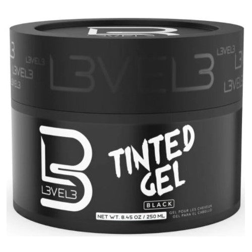 L3VEL3 Tinted Hair Gel - Black Color