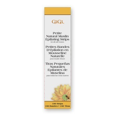 Gigi Natural Muslin Strips Petite 100pk