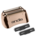 Andis Profoil 17230 Replacement Foil for electric shaver with three additional foil heads on a white background