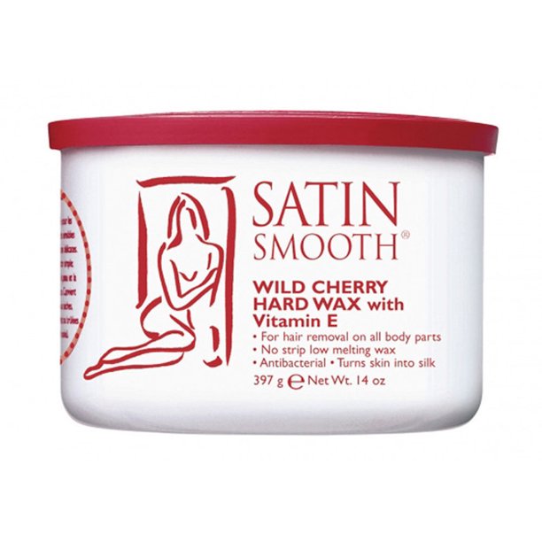 Satin Smooth Wild Cherry Hard Wax 14 oz.