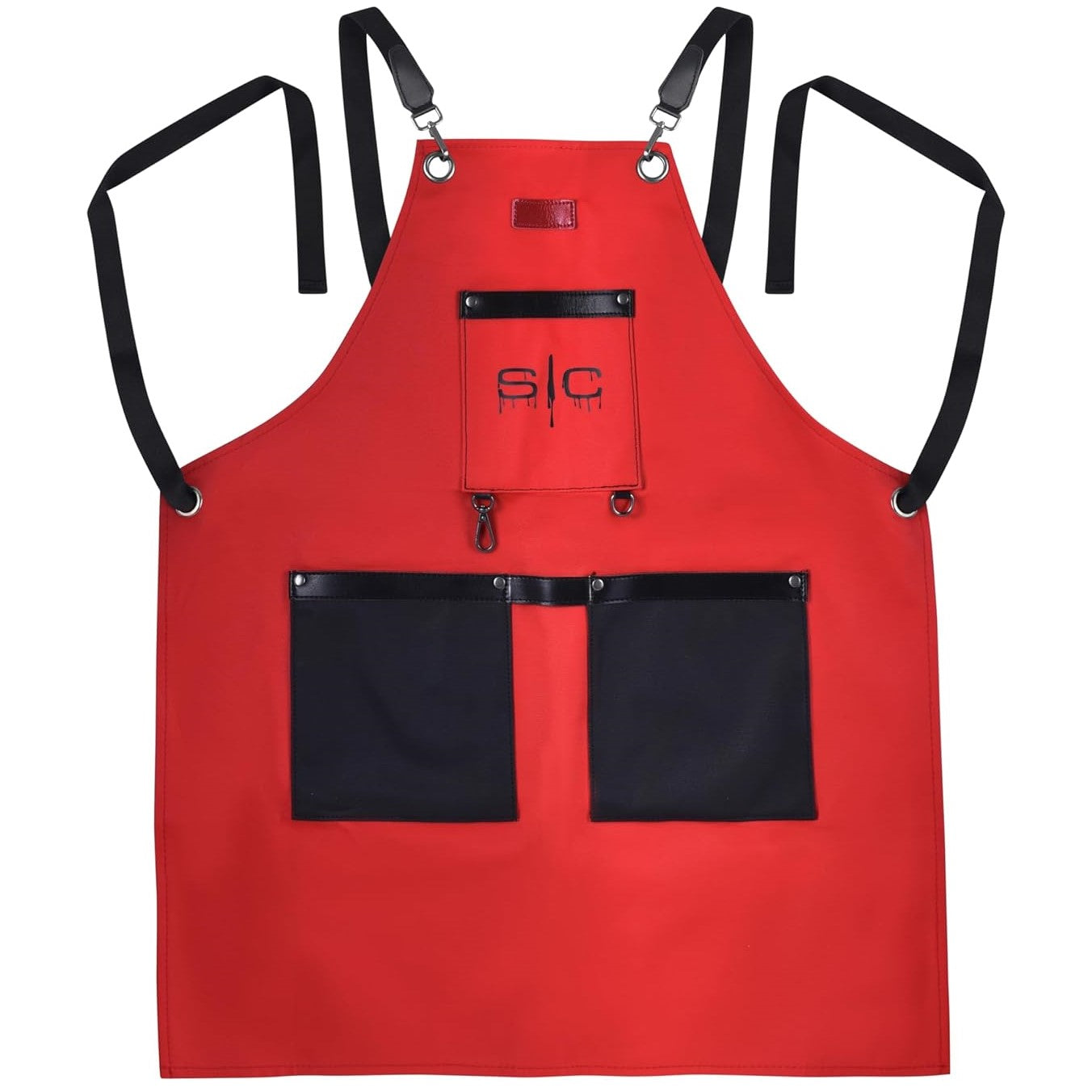 StyleCraft Apron Red/Black | SC315R