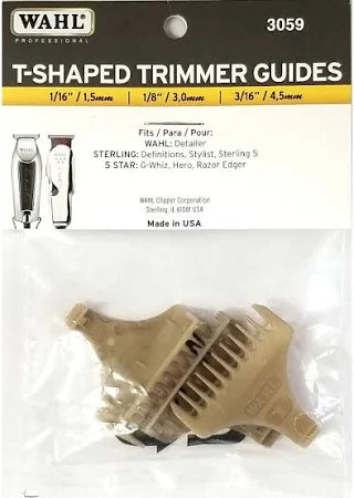 Wahl T-Shaped Trimming Guides Set 1/16"-3/16"