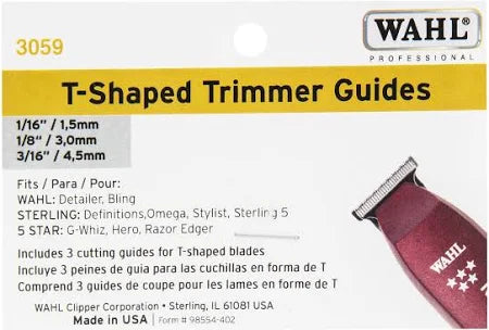 Wahl T-Shaped Trimming Guides Set 1/16"-3/16"